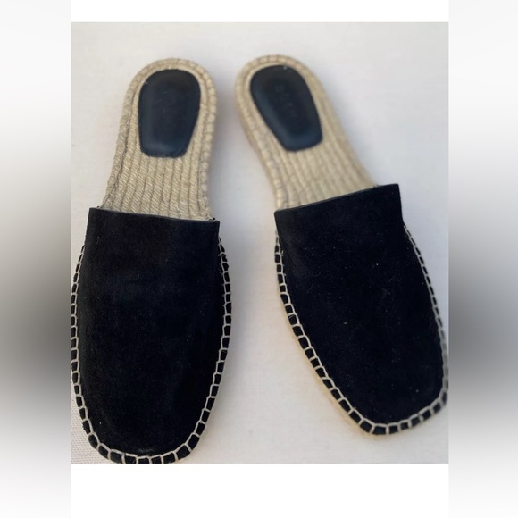 Doen Shoes - Doen Mule  Black Slip-On Flat Size 39 / 8.5 Espadrille